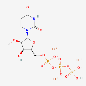 molecular formula C10H14Li3N2O15P3 B15382406 2'-O-Methyl-uridine-5'-triphosphate, lithium salt 