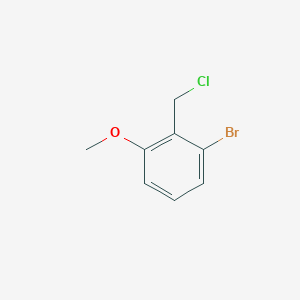 molecular formula C8H8BrClO B15382421 1-Bromo-2-(chloromethyl)-3-methoxybenzene CAS No. 93710-53-3