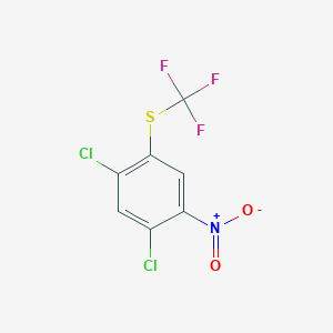 1,5-Dichloro-2-trifluoromethylthio-4-nitrobenzene