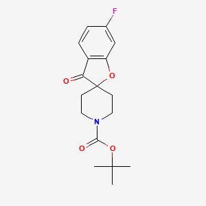 tert-butyl6-fluoro-3-oxo-3H-spiro[benzofuran-2,4'-piperidine]-1'-carboxylate