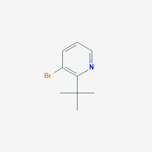 molecular formula C9H12BrN B15382470 3-Bromo-2-(tert-butyl)pyridine 