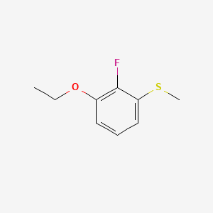 molecular formula C9H11FOS B15382546 (3-Ethoxy-2-fluorophenyl)(methyl)sulfane 