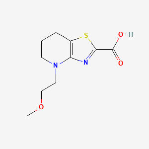 4-(2-Methoxyethyl)-4,5,6,7-Tetrahydrothiazolo[4,5-B]Pyridine-2-Carboxylic Acid