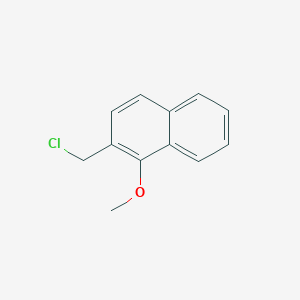 molecular formula C12H11ClO B15382553 2-(Chloromethyl)-1-methoxynaphthalene 