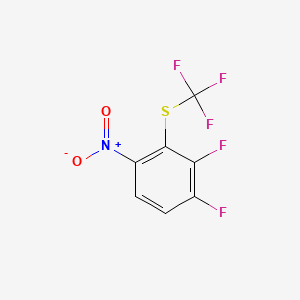 1,2-Difluoro-4-nitro-3-(trifluoromethylthio)benzene