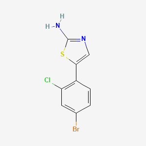 5-(4-Bromo-2-chlorophenyl)thiazol-2-amine