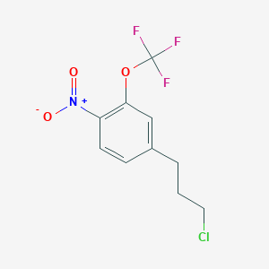 1-(3-Chloropropyl)-4-nitro-3-(trifluoromethoxy)benzene