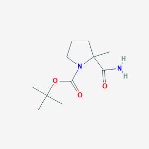 Tert-butyl 2-carbamoyl-2-methylpyrrolidine-1-carboxylate