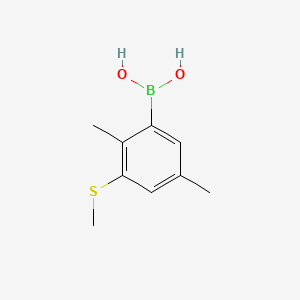 (2,5-Dimethyl-3-(methylthio)phenyl)boronic acid