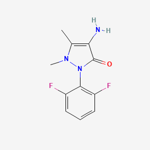 4-Amino-2-(2,6-difluorophenyl)-1,5-dimethyl-1H-pyrazol-3(2H)-one