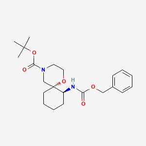 Racemic-(6R,7S)-Tert-Butyl 7-(((Benzyloxy)Carbonyl)Amino)-1-Oxa-4-Azaspiro[5.5]Undecane-4-Carboxylate