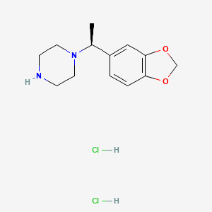 (S)-1-(1-(Benzo[D][1,3]dioxol-5-YL)ethyl)piperazine 2hcl