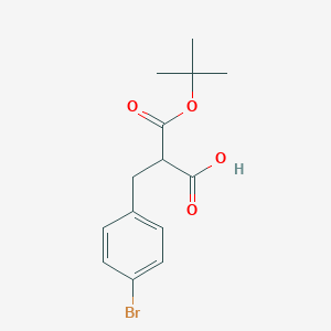 3-(4-Bromophenyl)-2-(tert-butoxycarbonyl)propanoic acid