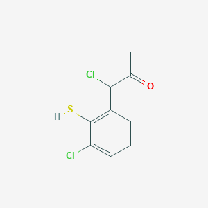 1-Chloro-1-(3-chloro-2-mercaptophenyl)propan-2-one