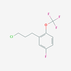 1-(3-Chloropropyl)-5-fluoro-2-(trifluoromethoxy)benzene