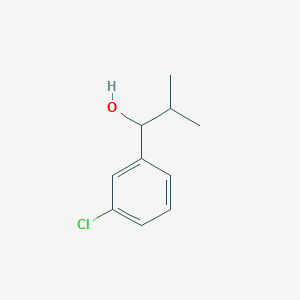 molecular formula C10H13ClO B15382926 1-(3-Chlorophenyl)-2-methylpropan-1-ol 