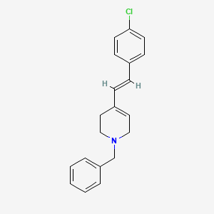 4-(4-Chlorostyryl)-1-benzyl-1,2,3,6-tetrahydropyridine