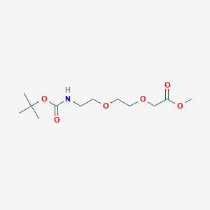 molecular formula C12H23NO6 B15382995 BocNH-PEG2-CH2COOMe 