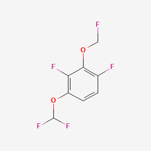 1,3-Difluoro-4-difluoromethoxy-2-(fluoromethoxy)benzene