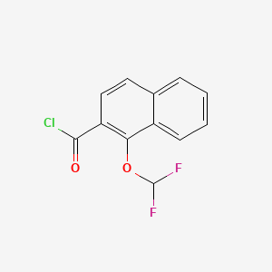 1-(Difluoromethoxy)naphthalene-2-carbonyl chloride