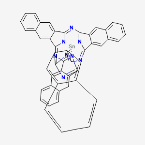 molecular formula C48H24N8Sn B15383212 Tinii2,3-naphthalocyanine 