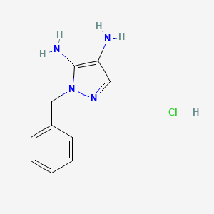 1-Benzyl-1H-pyrazole-4,5-diamine HCl