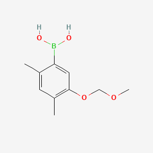 molecular formula C10H15BO4 B15383237 (5-(Methoxymethoxy)-2,4-dimethylphenyl)boronic acid 