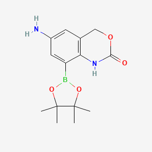 6-Amino-8-(4,4,5,5-tetramethyl-1,3,2-dioxaborolan-2-YL)-1H-benzo[D][1,3]oxazin-2(4H)-one