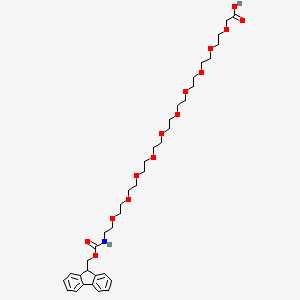 molecular formula C37H55NO14 B15383361 Fmoc-NH-peg10-CH2cooh 