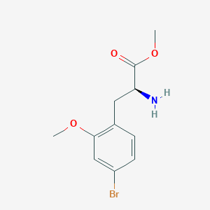 Methyl (S)-2-amino-3-(4-bromo-2-methoxyphenyl)propanoate