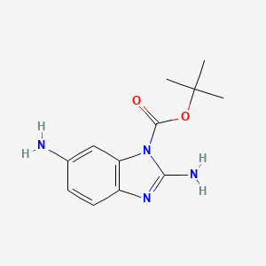 Tert-butyl 2,6-diamino-1H-benzo[D]imidazole-1-carboxylate