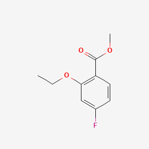 molecular formula C10H11FO3 B15383476 Methyl 2-ethoxy-4-fluorobenzoate 