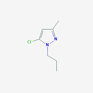 molecular formula C7H11ClN2 B15383500 5-Chloro-3-methyl-1-propyl-1H-pyrazole CAS No. 29938-67-8