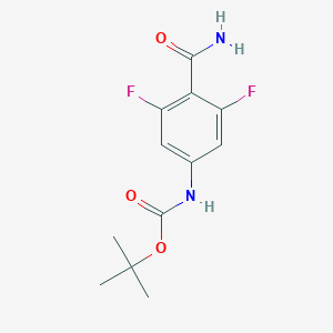 tert-Butyl (4-carbamoyl-3,5-difluorophenyl)carbamate