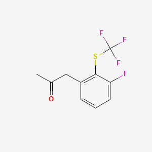 1-(3-Iodo-2-(trifluoromethylthio)phenyl)propan-2-one