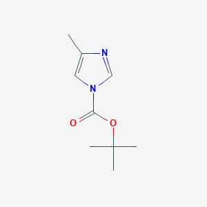 molecular formula C9H14N2O2 B15383572 Tert-butyl 4-methyl-1h-imidazole-1-carboxylate 