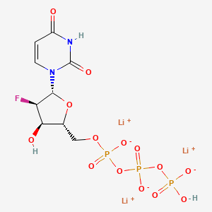 Lithium ((2R,3R,4R,5R)-5-(2,4-dioxo-3,4-dihydropyrimidin-1(2H)-yl)-4-fluoro-3-hydroxytetrahydrofuran-2-yl)methyl hydrogen triphosphate