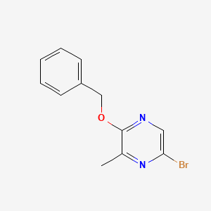 5-Bromo-2-benzyloxy-3-methylpyrazine