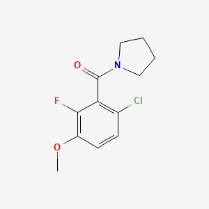 (6-Chloro-2-fluoro-3-methoxyphenyl)(pyrrolidin-1-yl)methanone