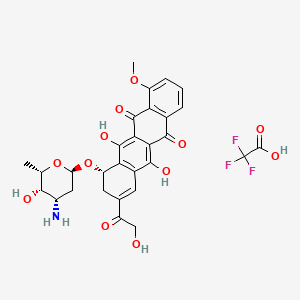 molecular formula C29H28F3NO12 B15383656 9,10-Anhydro doxorubicin tfa salt 