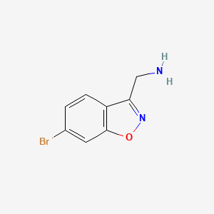 (6-Bromobenzo[D]isoxazol-3-YL)methanamine