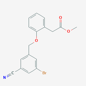 Methyl 2-(2-((3-bromo-5-cyanobenzyl)oxy)phenyl)acetate