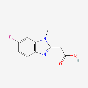 2-(6-fluoro-1-methyl-1H-benzo[d]imidazol-2-yl)acetic acid