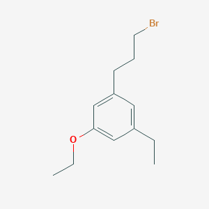 1-(3-Bromopropyl)-3-ethoxy-5-ethylbenzene