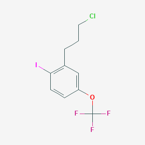 1-(3-Chloropropyl)-2-iodo-5-(trifluoromethoxy)benzene