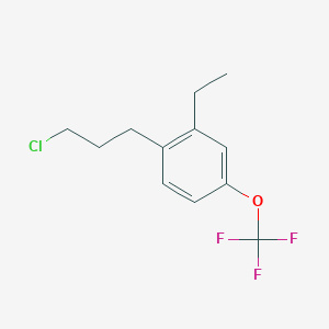 1-(3-Chloropropyl)-2-ethyl-4-(trifluoromethoxy)benzene