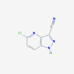 5-Chloro-1H-pyrazolo[4,3-B]pyridine-3-carbonitrile