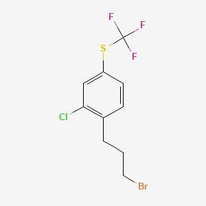 1-(3-Bromopropyl)-2-chloro-4-(trifluoromethylthio)benzene