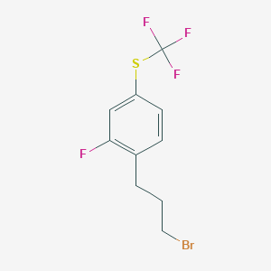 1-(3-Bromopropyl)-2-fluoro-4-(trifluoromethylthio)benzene