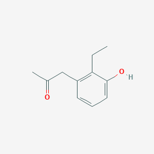 1-(2-Ethyl-3-hydroxyphenyl)propan-2-one